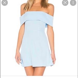 Superdown Aubrey dress in blue MEDIUM